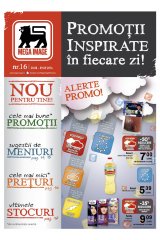 Revista Mega Image Supermarket  28 august - 9 septembrie 2014 'Promotii inspirate in fiecare zi'