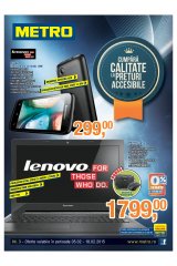 Catalog Metro Cash&Carry oferte nealimentare 5-18 februarie 2015 'Cumpara calitate la preturi accesibile'