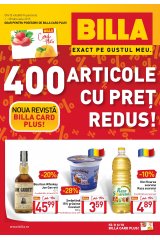 Revista Billa supermarket 1- 28 februarie 2015 '400 articole cu pret redus'