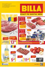 Catalog Billa supermarket 19-25 februarie 2015 'Exact pe gustul meu'