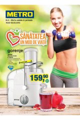 Catalog Metro Cash & Carry oferte nealimentare 19 februarie - 4 martie  'Sanatatea, un mod de viata'