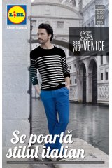 Catalog Lidl 2-8 martie 2015 'See you in Venice'