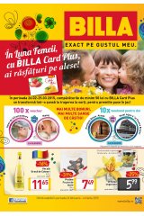 Catalog Billa supermarket 26 februarie - 4 martie 2015 'Exact pe gustul meu'