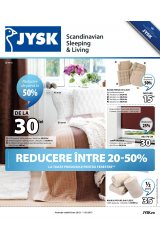 Catalog JYSK casa si gradina 26 februarie - 11 martie 2015 'Scandinavian Sleeping & Living'