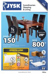 Catalog JYSK casa si gradina 5 - 18 martie 2015 'Scandinavian Sleeping & Living'