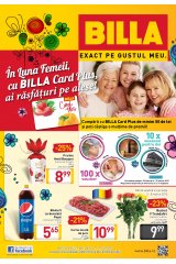 Catalog Billa supermarket 5 - 11 martie 2015 'In luna femeii cu Billa Card Plus ai rasfaturi pe alese!'