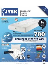 Catalog JYSK casa si gradina 12 - 25 martie 2015 'Scandinavian Sleeping & Living'