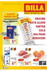 Catalog Billa supermarket 26 martie - 1 aprilie 2015 'Descopera bunatatile Italiei!'