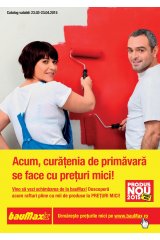 Catalog bauMax bricolaj 23 martie - 23 aprilie 2015 'Curatenia de primavara se face cu preturi mici'