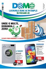 Catalog Domo electronice si electrocasnice 26 martie - 7 aprilie 2015 'Lucrurile bune se intampla in fiecare zi'