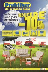 Catalog Praktiker casa si gradina 31 martie - 20 aprilie 2015 'Ca sa-ti innoiesti casa si gradina pentru Sarbatorile de Pasti'