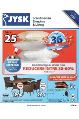 Catalog JYSK casa si gradina 2-15 aprilie 2015 'Scandinavian Sleeping & Living'