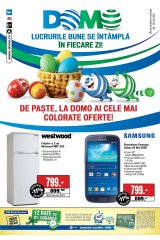 Catalog Domo electronice si electrocasnice 8-22 aprilie 2015 'Lucrurile bune se intampla in fiecare zi'