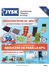 Catalog JYSK casa si gradina 16-22 aprilie 2015 'Scandinavian Sleeping & Living'