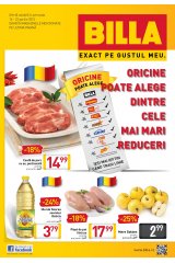 Catalog Billa supermarket 16-22 aprilie 2015 'Exact pe gustul meu'
