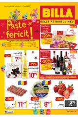 Catalog Billa Supermarket 23 - 29 aprilie 2015 'Exact pe gustul meu'