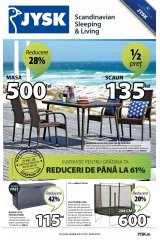 Catalog JYSK casa si gradina 23 aprilie - 6 mai 2015 'Scandinavian Sleeping & Living'