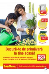 Catalog bauMax bricolaj 24 aprilie - 25 mai 2015 'Bucura-te de primavara la tine acasa'