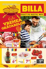 Catalog Billa supermarket 30 aprilie - 6 mai 2015 'Exact pe gustul meu'