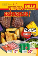 Catalog Billa supermarket 27 aprilie - 27 mai 2015 '245 produse si idei pentru gratarul perfect'