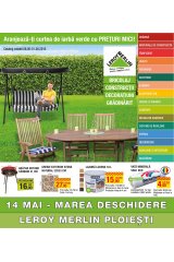 Catalog Leroy Merlin casa si gradina 8 mai - 1 iunie 2015 'Amenajeaza-ti curtea de iarba verde cu preturi mici!'