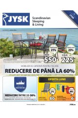 Catalog JYSK casa si gradina 21 mai - 3 iunie 2015 'Scandinavian Sleeping & Living'