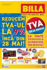 Catalog Billa supermarket 28 mai - 3 iunie 2015 'Exact pe gustul meu'