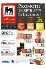 Revista Mega Image Supermarket 4 - 16 iunie 2015 'Promotii inspirate in fiecare zi'