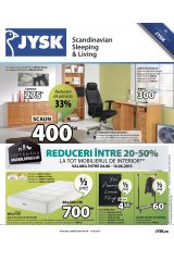 Catalog JYSK casa si gradina 4-17 iunie 2015 'Scandinavian Sleeping & Living'
