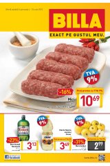 Catalog Billa Supermarket 4-10 iunie 2015 'Exact pe gustul meu 12 pag.'