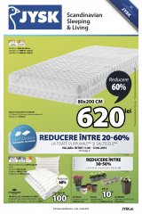 Catalog JYSK casa si gradina 11-24 iunie 2015 'Scandinavian Sleeping & Living'