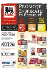 Revista Mega Image Supermarket 18 - 30 iunie 2015 'Promotii inspirate in fiecare zi!'