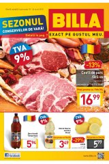 Catalog Billa supermarket 18-24 iunie 2015 'Exact pe gustul meu'