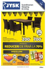 Catalog JYSK casa si gradina 16-29 iulie 2015 'Scandinavian Sleeping & Living'