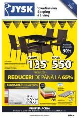 Catalog JYSK casa si gradina 23 iulie - 5 august 2015 'Scandinavian Sleeping & Living'