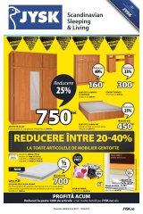 Catalog JYSK casa si gradina 30 iulie - 12 august 2015 'Scandinavian Sleeping & Living'