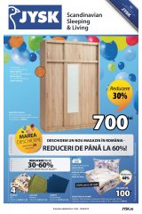 Catalog JYSK casa si gradina 13-19 august 2015 'Scandinavian Sleeping & Living'