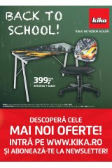 Catalog Kika mobilier 15 august - 15 noiembrie 2015 'Back to school'