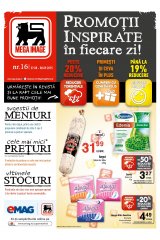 Revista Mega Image Supermarket 27 august - 8 septembrie 2015 'Promotii inspirate in fiecare zi!'