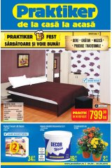 Catalog Praktiker casa si gradina 9-29 septembrie 2015 'Sarbatoare si voie buna'