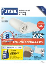 Catalog JYSK casa si gradina 10-23 septembrie 2015 'Scandinavian Sleeping & Living'