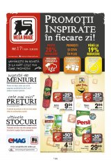 Catalog Mega Image supermarket 10-22 septembrie 2015 'Promotii inspirate in fiecare zi'