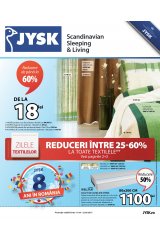 Catalog JYSK casa si gradina 17-23 septembrie 2015 'Scandinavian Sleeping & Living'