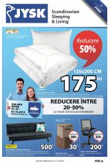 Catalog JYSK casa si gradina 1-14 octombrie 2015 'Scandinavian Sleeping & Living'