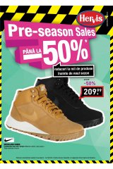 Catalog Hervis Sports 8 - 18 octombrie 2015 'Pre-season sales pana la -50%'