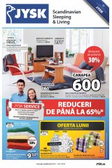 Catalog JYSK casa si gradina 5-18 noiembrie 2015 'Scandinavian Sleeping & Living'