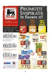 Catalog Mega Image Supermarketuri 5-17 noiembrie 2015 'Promotii inspirate in fiecare zi'