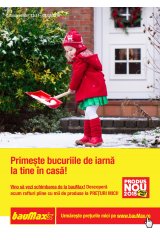 Catalog bauMax bricolaj 13 noiembrie 2015 - 7 ianuarie 2016 'Primeste bucuriile de iarna la tine in casa!'