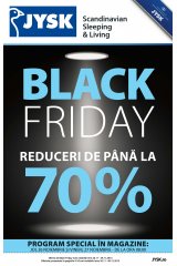 Catalog JYSK casa si gradina 24 noiembrie - 9 decembrie 2015 'Black Friday'