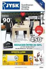 Catalog JYSK casa si gradina 3-16 decembrie 2015 'Scandinavian Sleeping & Living'